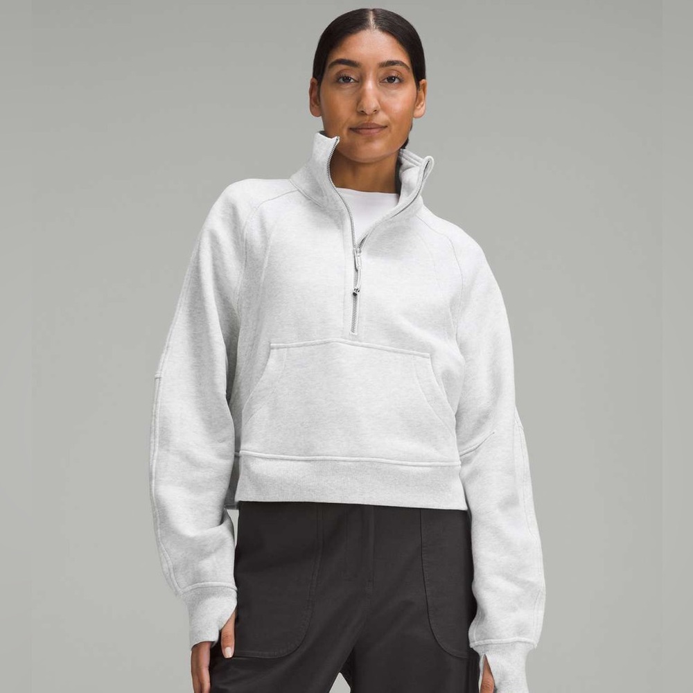 lululemon athletica Gray scuba Sweatshirt
